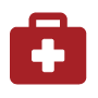 red medical bag